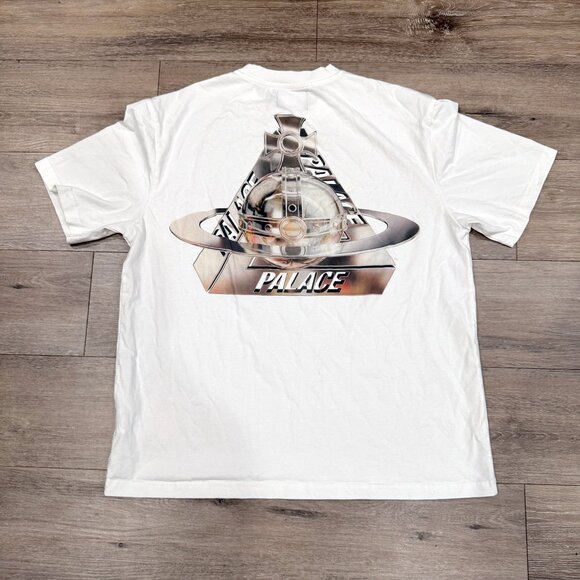 PALACE VIVIENNE WESTWOOD T-SHIRT WHITE - Picture 1 of 7